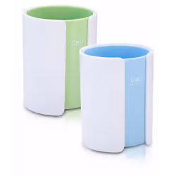 Pot à Stylos DELI - Forme: Rond - Matériel: plastique - Il peut être utilisé pour ranger stylo, crayon et autres petits gadge ...