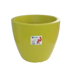 Pot Linéa Gloss Chartreuse D30xh25cm