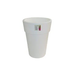 Pot Linéa Haut 16xh22 cm Blanc