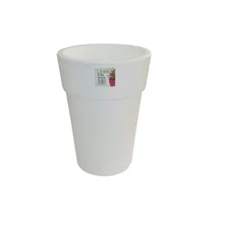 Pot Linéa Haut D20xh26 cm Blanc