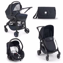 Poussette Bébé Cam Combi Tris – Âge d’utilisation : 0 - 4 ans – châssis : Aluminium - Poussette combinée de 3 en 1 - Poussett ...