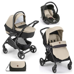 Poussette Bébé Cam Trio Fluido Easy Beige