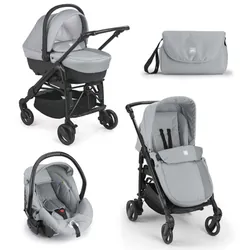 Poussette CAM Combi Tris Stella Tortora - Bleu Marine