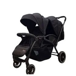 Poussette Jumelle LB200-NOIR - Noir