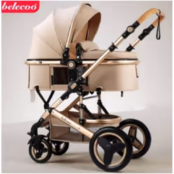 Poussette Landau BELECOO 530-W - Beige