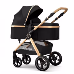 Poussette Landau BELECOO X1-D - Noir