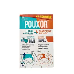 Pouxor pack lotion + shampoing Anti Poux 125ml