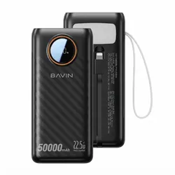 Power Bank BAVIN PC1157S 50000Mah 22.5 W - Noir