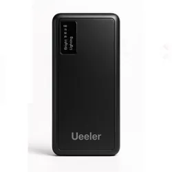 Power Bank Filaire Ueeler MS301N Design 41 20000 mAh - Noir