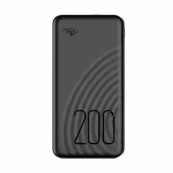 Power Bank Itel STAR 200C - Câble Micro USB, Type-C, Lightning intégré - Puissance : 20000 MAh - Texture antidérapante - Coul ...