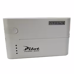 Power Bank Pilot avec torche - Modéle: PB-51101 - Capacité de la Batterie: 11000 mAh - Auto-temps de charge - 2 x Ports USB 2 ...