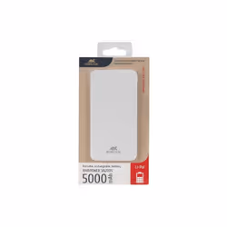 Power Bank RivaCase RivaPower VA2005 - Puissance 5000 mAh - Batterie Li-polymère rechargeable - 2x USB 2.1A - Protection cont ...