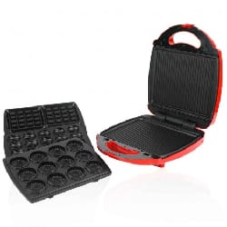 Préparateur de Panini - 4 in 1 TOPMATIC - 1400 Watt - Rouge (EST-1400.2)