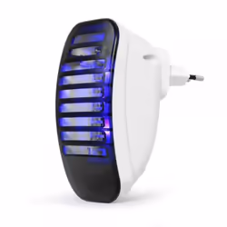 Prise Anti Insectes Livoo DOM419 - Puissance : 3 W - LED UV bleues - Protection maximum jusqu’à 10 m2 - Durée de Vie Lampe :  ...