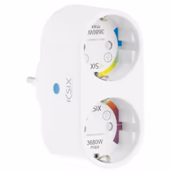 Prise intelligente 2 en 1 Ksix Smart Energy Duo