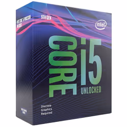 Intel Core i5-9600KF (3.7 GHz / 4.6 GHz) - Support du processeur: Intel 1151 - Fréquence CPU: 3.7 GHz - Fréquence en mode Tur ...