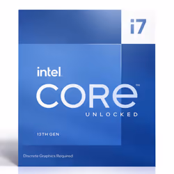 Processeur Intel Raptor Lake Core Intel Core i7-13700KF, 3.4 Ghz up to 5.4 GHz, 30 Mo de mémoire cache - Processeur 16 Cores  ...