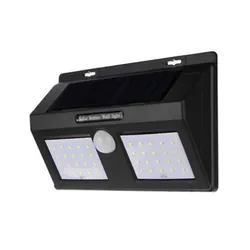 PROJECTEUR LED 10W AVEC PANNEAU SOLAIRE ET DÉTECTEUR DE MOUVEMENT
