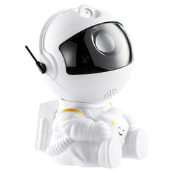 Projecteur XO LED CF4 astronaute étoile et galaxie / Blanc