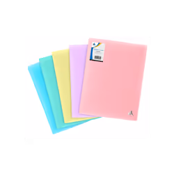 Porte Documents OFFICE PLAST - Comprend 120 vues transparentes - format: A4 pour bien classer vos documents - Sa couverture e ...