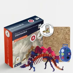 Puzzle Edition Dinosaures 3D Stegosaurus 29 Pièces