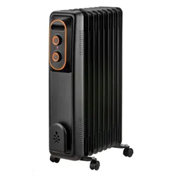 Radiateur Bain d'Huile BIOLUX RB2505N 11 Éléments 2500W - Noir