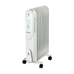 Radiateur Bain d'Huile Brandt 2500W Blanc - 11 Éléments Économique
