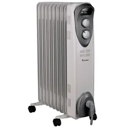 Radiateur Bain d'Huile CONDOR CBH-1125C2NB 11Éléments 2500W - Blanc