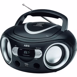 Radio CD- MP3 AEG Portable USB - Noir (SR-4374)