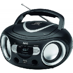 Radio CD- MP3 AEG Portable USB - Noir (SR-4374)
