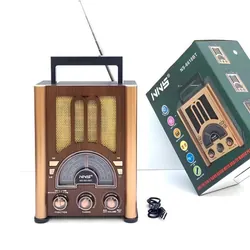 Radio FM Sans Fil NS-6618BT - Marron