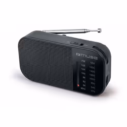Radio Pocket AM / FM Portable Muse " M-025R - Alimentation : Pile de sauvegarde : 2×1,5V  type AAA/R03/UM4 (non fournies)- Si ...