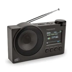 Radio-Réveil FM Bluetooth THOMSON RT400DABBTBK - Noir