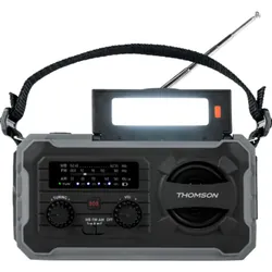 Radio Thomson Solaire D'urgence Longue Durée RT280 Gris