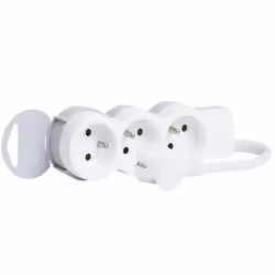 Rallonge Multiprise Le Grand - Nombre de prises : 3 prises de courant 2P+T - Puissance : 3500 W - Tension :  230 V - Intensit ...