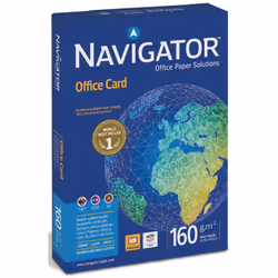 Rame Papier NAVIGATOR A4 - Paquet de 250 feuilles de papier Navigator - format de Papier A4 - Grammage: 160 gr - grande stab ...