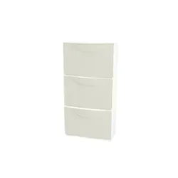 Range Tout 3 ETAGES BLANC FACE GRIS