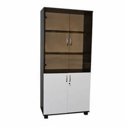 Rangement Haut 2 Portes Pvc + 2 Portes Vitre