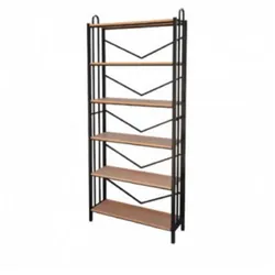 Rangement Métallique + 6 Etagères Stratifiées Sotufab