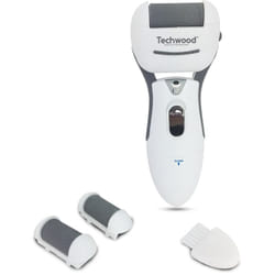 Rape Electrique Anti-Callosite Techwood TRE-107 - Blanc