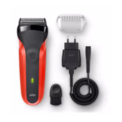 Rasoir électrique BRAUN Series 3 300S Rouge (BRRA0481)