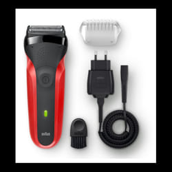 Rasoir électrique BRAUN Series 3 300S Rouge (BRRA0481)