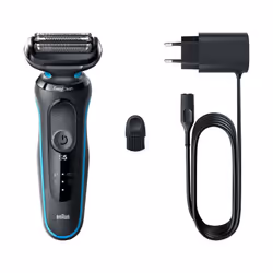 Rasoir Electrique Braun Séries 5 Wet& Dry M1000s - Alimentation : Batterie Ni-MH Rechargeable - Autonomie : 50 Minutes - Une ...