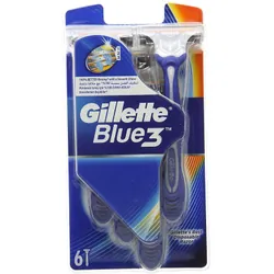 Rasoirs Jetables Gillette Blue III Cool (Lot de 6)