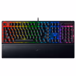 Razer BlackWidow V3, Taille réelle (100 %), Clavier mécanique, AZERTY, LED RGB, Noir