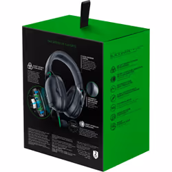 Razer Blackshark V2 X Casque Avec fil Arceau Jouer Noir, Vert - Vue supplémentaire 6
