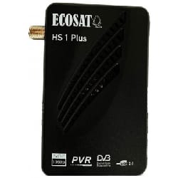 Récepteur Ecosat HS1 Plus Full HD Wifi avec Abonnement 12 Mois Sharing + 15 Mois IPTV