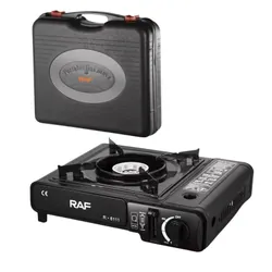 Réchaud à Gaz Raf R.8111 1 Foyer Noir