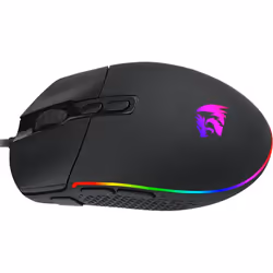REDRAGON M719-RGB, Droitier, Optique, USB Type-A, 10000 DPI, 1 ms, Noir