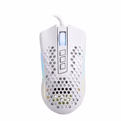 REDRAGON M988W, Droitier, Optique, USB Type-A, 32000 DPI, Blanc